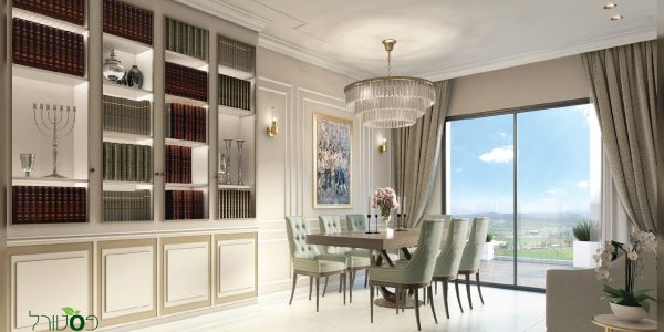 הדמיית דירה לדוגמא פרויקט פסטורל באחיסמך