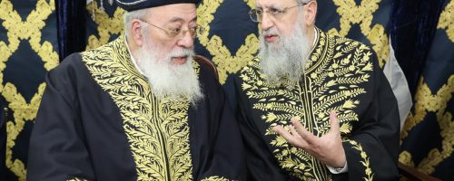 הכתרת הרב דוד יוסף בכסא רחמים. צילום - יעקב כהן (20)