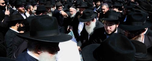 הלוויית הרב יוסף יצחק ווילשאנסקי. צילום דב בער הכטמן (48)