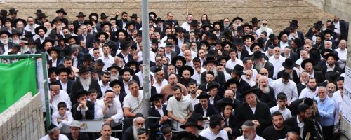 הלוויית פנחס ראובן. צילום יצחק ורדי (7)