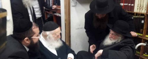 הנפטר זצ"ל עם מרן שר התורה שיבדלחט"א
