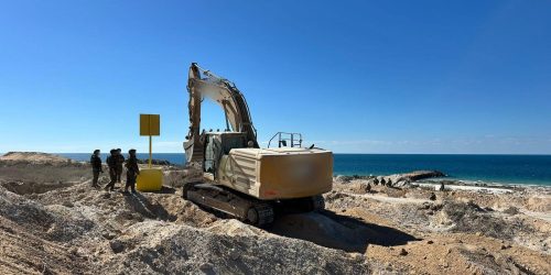 הקו הצהוב. צילום: דובר צה"ל.