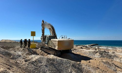 הקו הצהוב. צילום: דובר צה"ל.