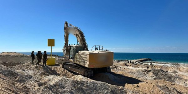 הקו הצהוב. צילום: דובר צה"ל.