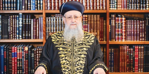 הראשון לציון הרב דוד יוסף. צילום - מנדי טויטו (2)