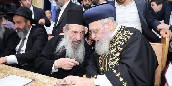 הרב יצחק יוסף בבני ברק. צילום נועם אליהו (10)