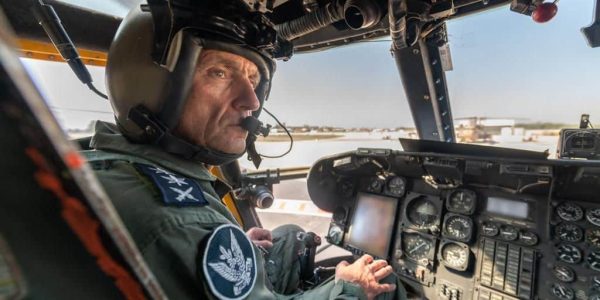 הרמטכ''ל רב אלוף הרצי הלוי בבסיס חיל האוויר תל נוף. צילום דובר צהל (6)