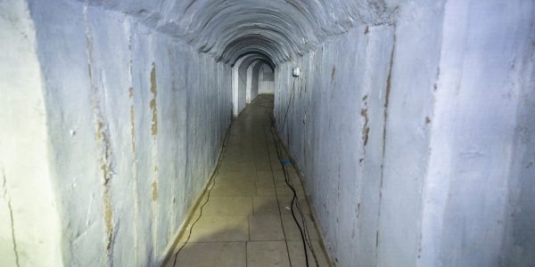 מנהרה בה שהו חטופים בחאן יונס. צילום דו''צ