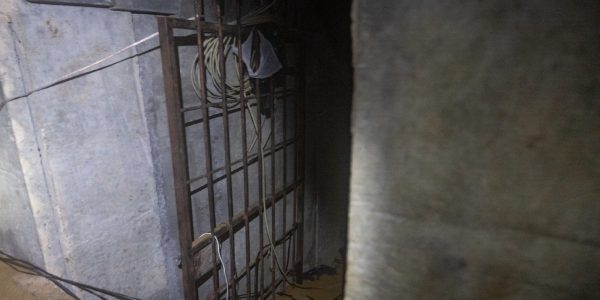 מנהרה בה שהו חטופים בחאן יונס. צילום: דו''צ