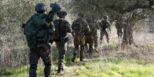 לוחמי חטיבה 300 בדרום לבנון. צילום: דו''צ