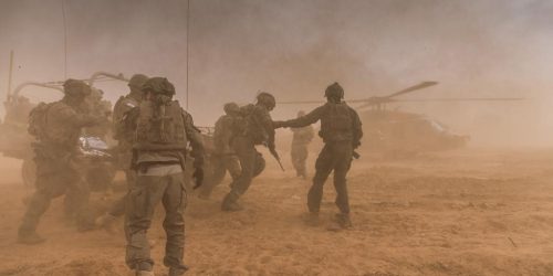 יחידה 669 בפינוי מוסק. צילום ארכיון: דו"צ