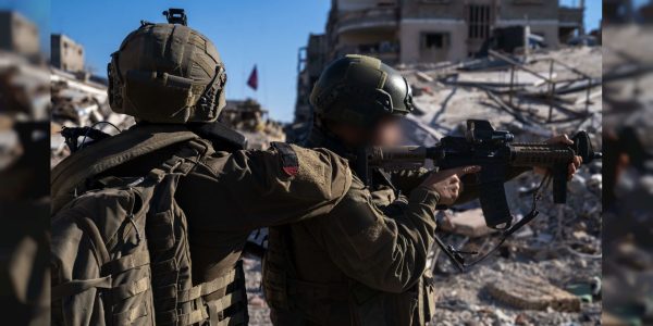 חרבות ברזל - לוחמי חטיבת גבעתי בג'באליה. צילום - דו''צ (2)