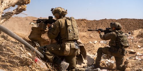 חרבות ברזל - לוחמי צה''ל פועלים ברצועה. צילום דו''צ (2)