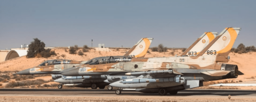 חרבות ברזל - מטוסי הקרב בדרך לתקיפת החות'ים בתימן. צילום - דו''צ (5)