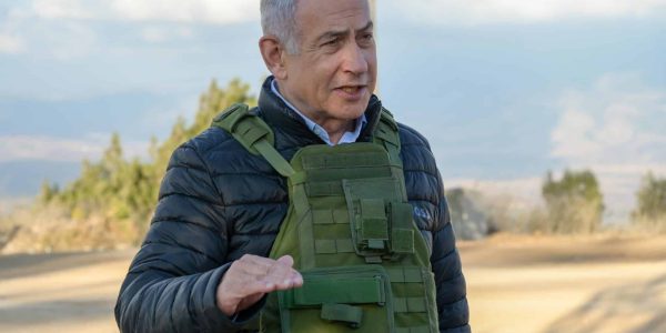 חרבות ברזל - נתניהו בביקור בגבול לבנון. צילום - מעיין טואף, לע''מ (2)