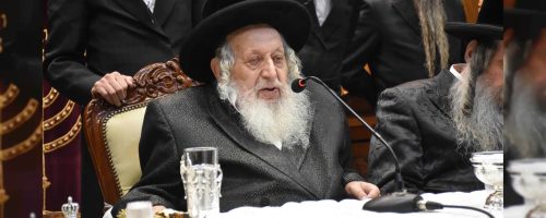 טיש יארצייט נאראל. צילום יהודה פרקוביץ (3)