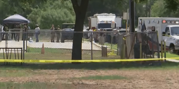 זירת הטבח בטקסס// צילום: צילומסך