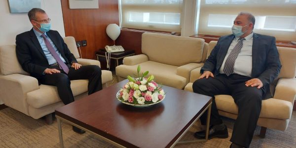 יו"ר הכנסת יריב לוין וסגנו מחמוד עבאס בהצהרה משותפת בעקבות הסערה בביטול ההצבעה בכנסת