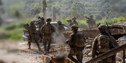 כוחות אוגדה 162 בדרום לבנון. צילום: דו"צ