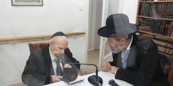 הרב דוד לאו ומרן הרב גרשון אדלשטיין