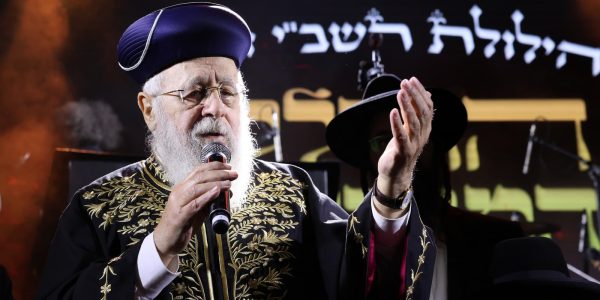 ל''ג בעומר בבני ברק בראשות הרב יצחק יוסף. צילום יעקב כהן (1)