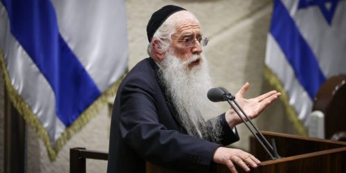 ח"כ מאיר פרוש. צילום: נועם מושקוביץ/דוברות הכנסת