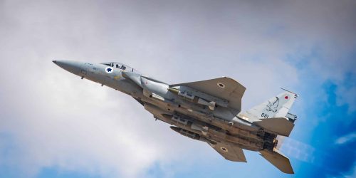 מטוס קרב בדרך לתקיפה בתימן קרדיט דובר צהל