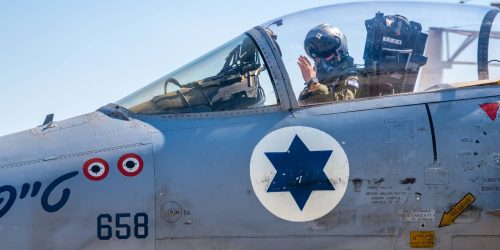 מטוסי קרב של חיל האוויר בדרך לתקיפה באיראן. צילום - דו''צ (1)