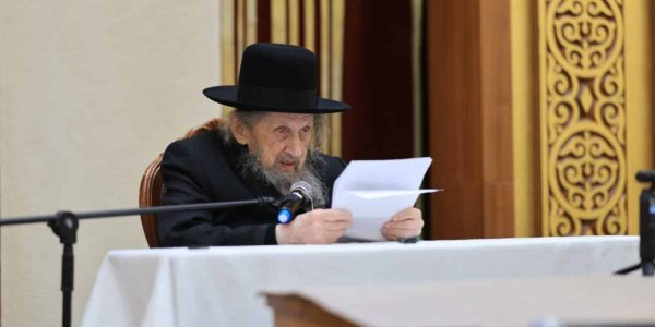 מרן הגר''ד לנדו בישיבת וולפסון. צילום אלי קובין (7)