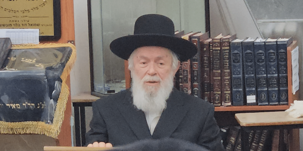 מרן הגר''י זילברשטיין בשיחת חיזוק בכולל ברמות