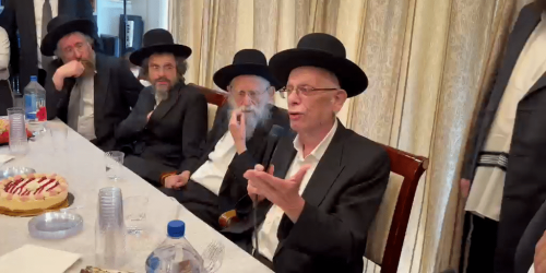 מרן הגרי''ב שרייבר בדינר בפילדלפיה