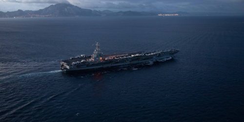 נושאת המטוסים הגדולה בעולם ג'רלד ר. פורד, צילום - X רשמי