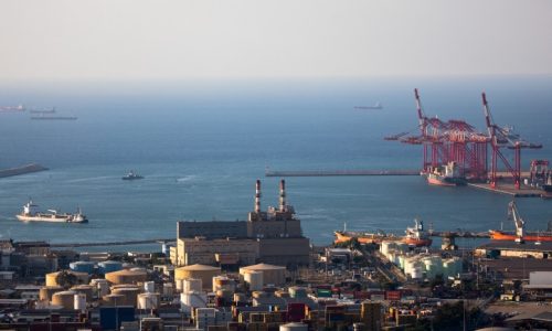 נמל חיפה. צילום: שיר טורם/פלאש 90