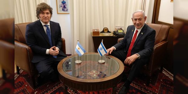 נשיא ארגנטינה מיילי נפגש עם בנימין נתניהו