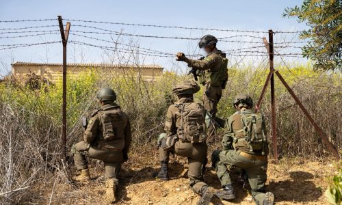 עוצבות ׳הגליל׳ (92) ׳והמפץ׳ (146) בתרגיל מלחמה בגבול לבנון. צילום - דו''צ