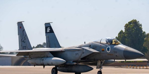 עם כלביא - מטוסי קרב של חיל האוויר בדרך לתקיפות באיראן. צילום - דו''צ (4)