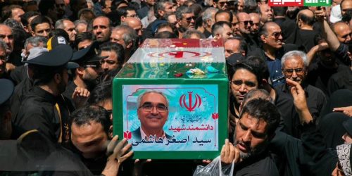 הלוויית בכירים במשמרות המהפכה, במהלך עם כלביא