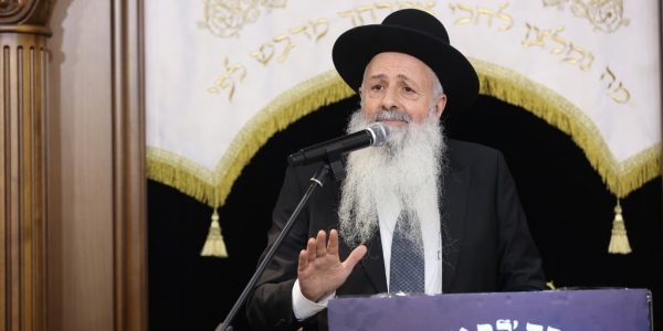 ראש ישיבת לב אליהו. צילום: יעקב כהן