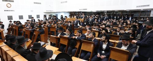 עצרת לזכר מרן הגרב''צ אבא שאול בישיבת אור לציון. צילום יעקב כהן (14)