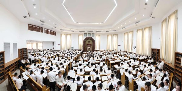 פתיחת זמן אלול בישיבת סלבודקא. צילום יעקב נחומי (6)