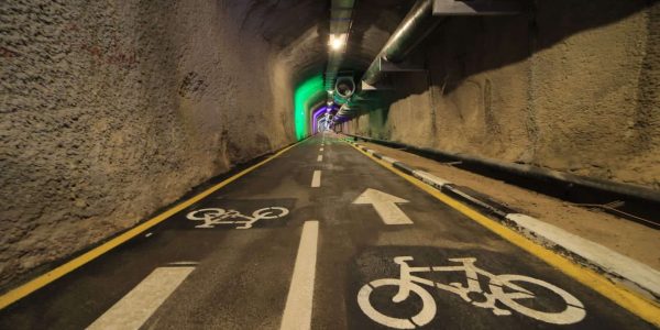 אחד מתוך שבילי האופניים בירושלים. צילום: ארנון בוסאני