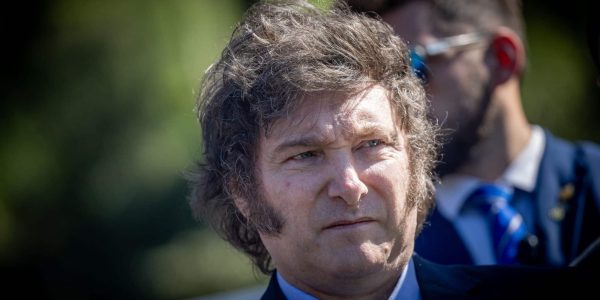 נשיא ארגנטינה חאבייר מיליי. צילום: חיים גולדברג/פלאש 90