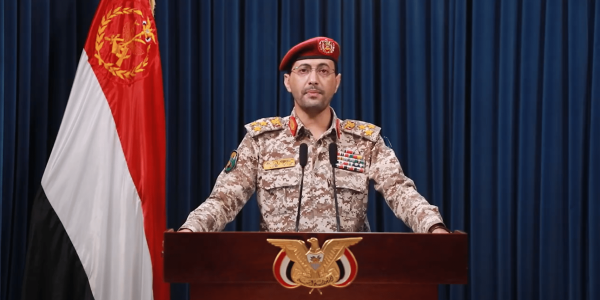 דובר החו'תים. צילום: מתוך הטוויטר הרשמי