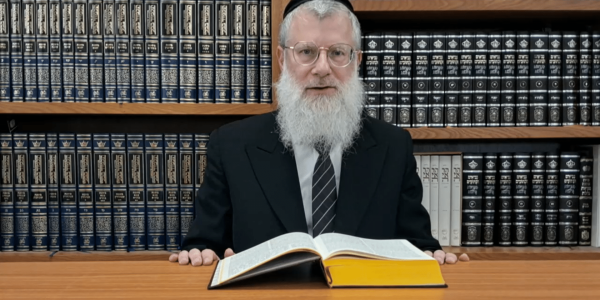 הרב אברהם יוסף שוורץ. צילומסך