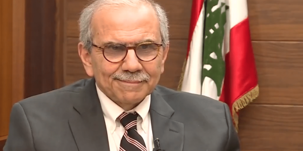 ראש ממשלת לבנון נוואף סלאם. צילומסך