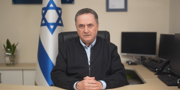 שר הביטחון ישראל כ''ץ. צילומסך