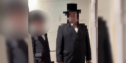 בחורי הישיבות שתועדו בסרטון המשפיל. צילומסך