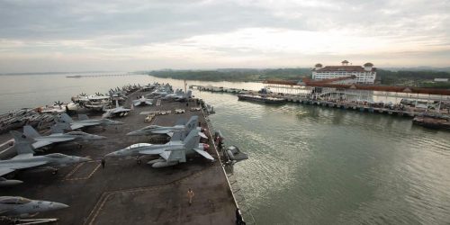 נושאת המטוסים לינקולן. צילום: צבא ארה"ב