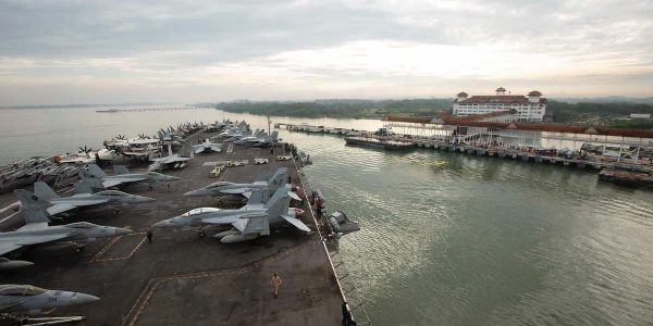 נושאת המטוסים לינקולן. צילום: צבא ארה"ב