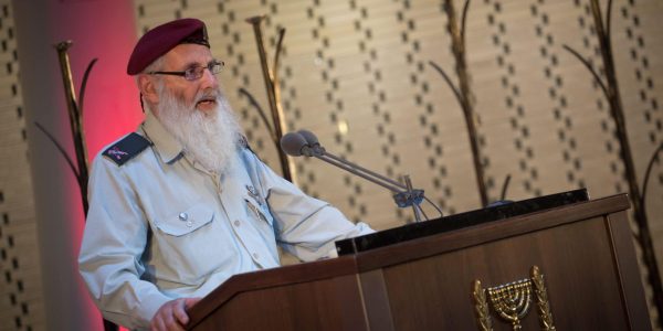 הרב הצבאי הראשי הרב אייל קרים. צילום: Hadas Parush/Flash90